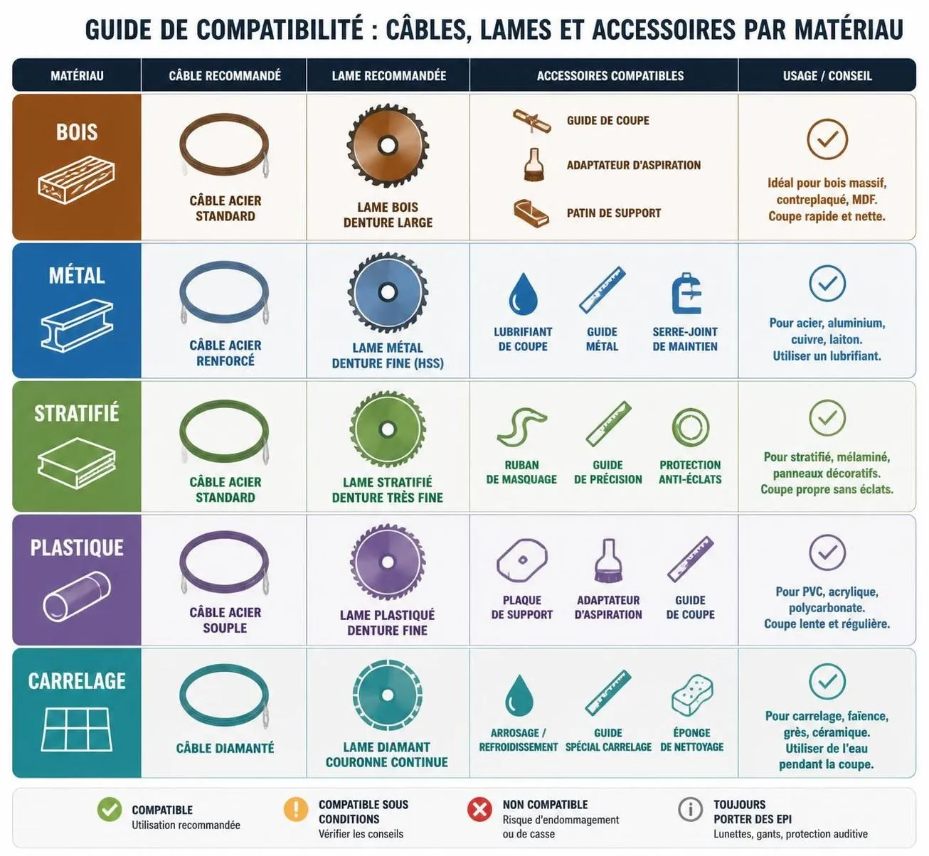 découvrez notre guide complet pour bien choisir votre scie sauteuse et sélectionner les lames adaptées à chaque type de matériau, pour des découpes précises et efficaces.