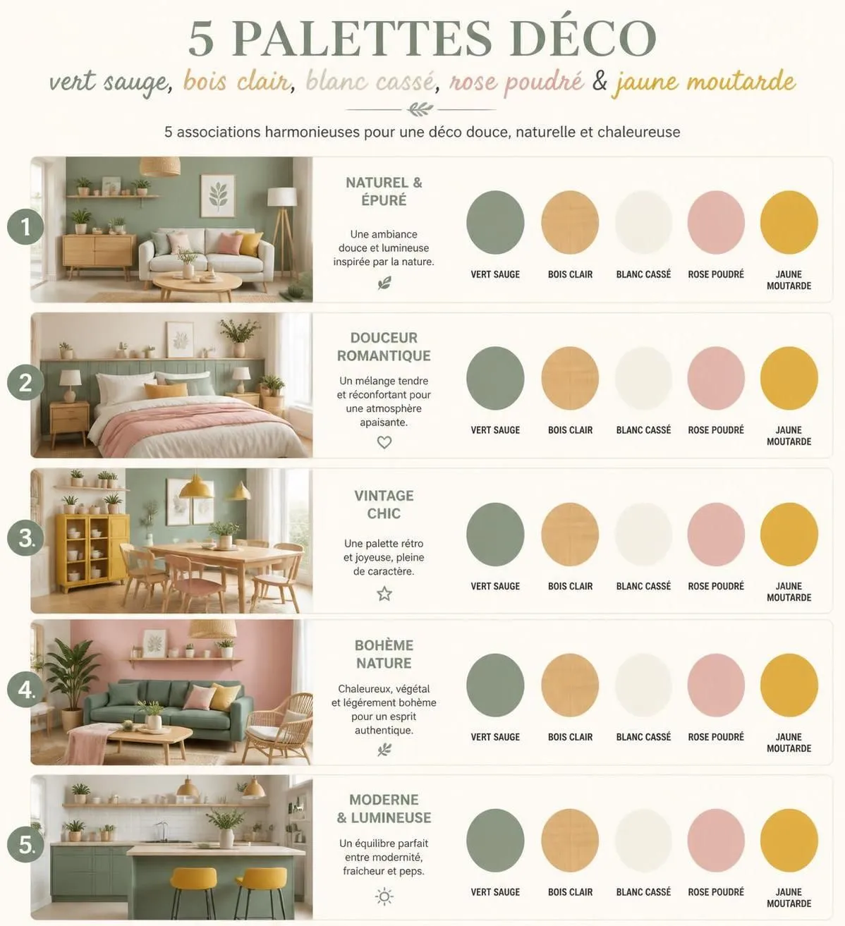 découvrez comment intégrer le vert sauge, une couleur tendance, dans votre décoration intérieure ou pour vos façades afin d'apporter fraîcheur et élégance à votre espace.
