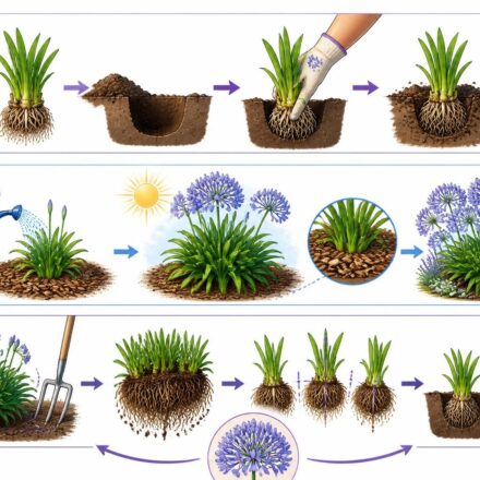 Agapanthe : comment planter, entretenir et diviser ses touffes pour une floraison spectaculaire découvrez comment planter, entretenir et diviser vos agapanthes pour obtenir une floraison spectaculaire et embellir votre jardin tout au long de la saison.