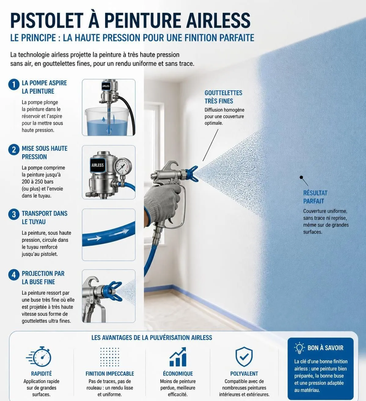 découvrez notre avis complet sur le pistolet à peinture airless déco, une alternative efficace au rouleau et au pinceau pour des finitions rapides et professionnelles.