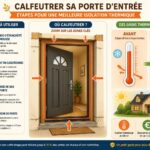 découvrez comment calfeutrer efficacement votre porte d'entrée grâce aux meilleurs matériaux et techniques, et améliorez l'isolation thermique de votre logement pour réaliser des économies d'énergie.