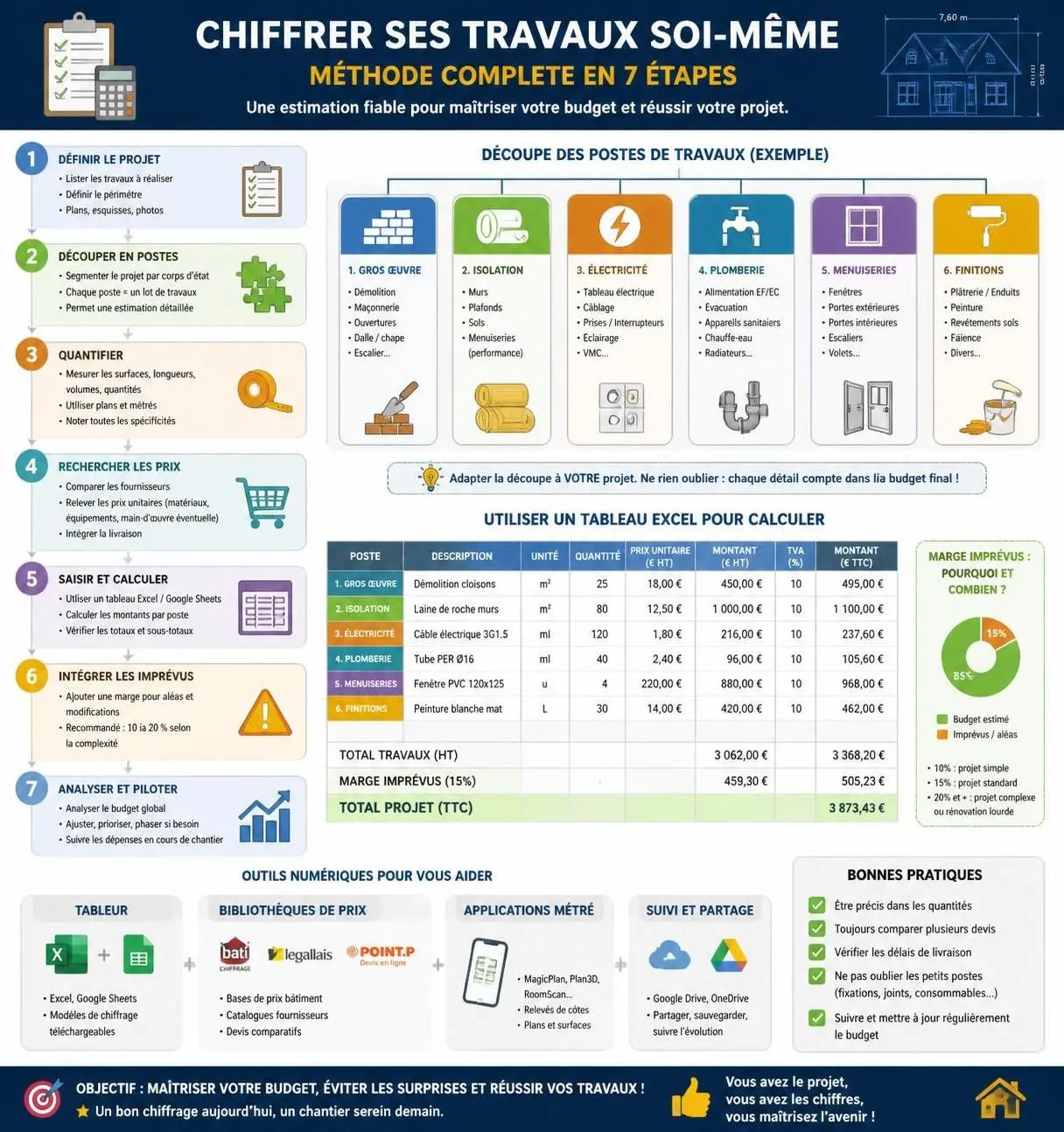 apprenez à estimer le coût de vos travaux vous-même grâce à nos conseils pratiques, outils efficaces et méthode simple avant de solliciter des devis professionnels.