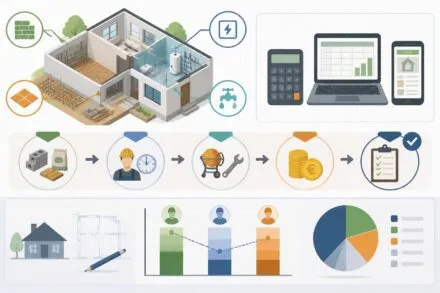 Comment chiffrer ses travaux soi-même avant de demander des devis : outils et méthode apprenez à chiffrer vos travaux vous-même grâce à nos outils et méthodes pratiques, pour mieux préparer vos demandes de devis et maîtriser votre budget rénovation.