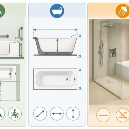 Hauteur d’une baignoire : normes PMR, dimensions standard et installation à l’italienne découvrez les normes pmr, les dimensions standards et les conseils pour l'installation à l'italienne afin de choisir la hauteur idéale pour votre baignoire.