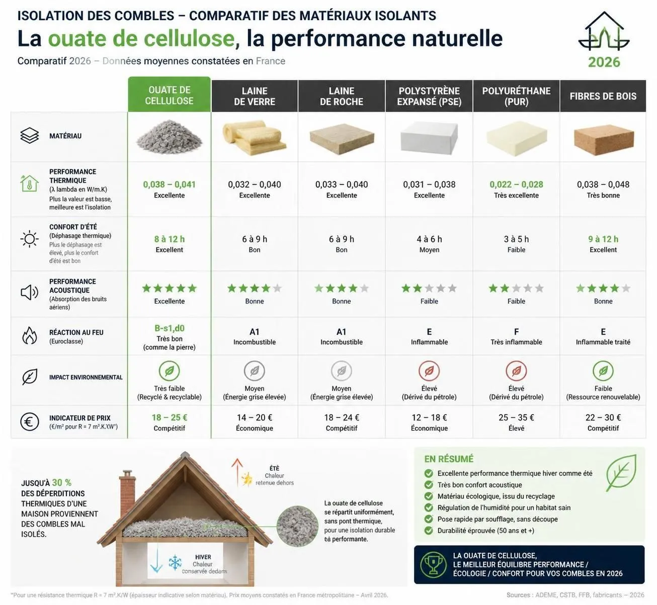 découvrez comment isoler efficacement vos combles avec de la ouate de cellulose en 2026 : méthode d'installation, épaisseur recommandée et estimation du budget pour un confort thermique optimal et des économies d'énergie.
