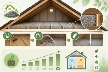 Isoler ses combles avec de la ouate de cellulose : méthode, épaisseur et budget 2026 découvrez comment isoler vos combles avec de la ouate de cellulose en 2026 : méthode d'installation, épaisseur recommandée et budget à prévoir pour une isolation efficace et écologique.