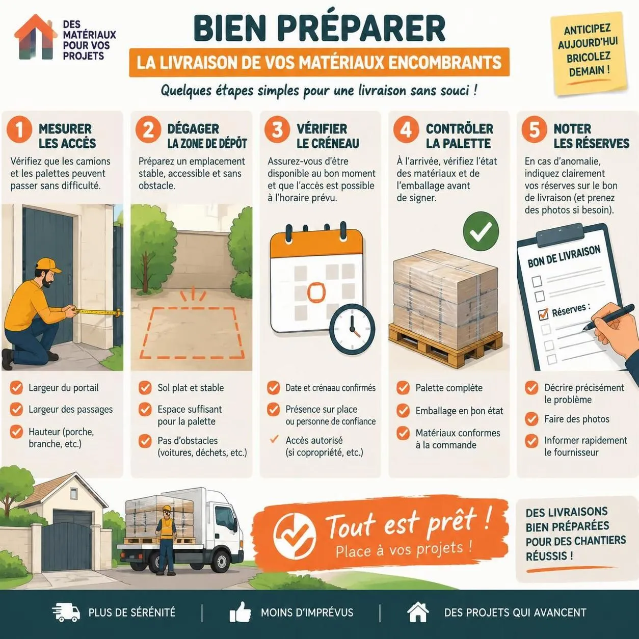 découvrez les délais et frais de livraison à domicile chez leroy merlin, ainsi que les alternatives pratiques pour recevoir vos achats volumineux.