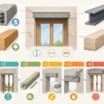 Linteau de porte ou de fenêtre : matériaux, dimensions et comment le poser soi-même découvrez tout sur les linteaux de porte et de fenêtre : choix des matériaux, dimensions adaptées et guide complet pour les poser vous-même facilement.