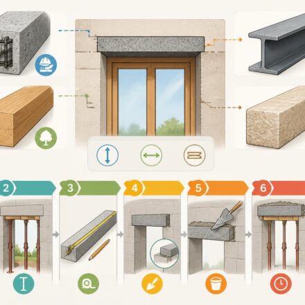 découvrez tout sur les linteaux de porte et de fenêtre : choix des matériaux, dimensions adaptées et guide complet pour les poser vous-même facilement.