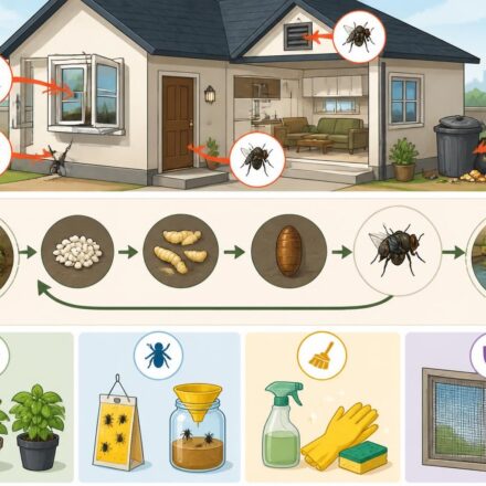 découvrez l'origine des mouches dans votre maison et les remèdes efficaces pour s'en débarrasser durablement.