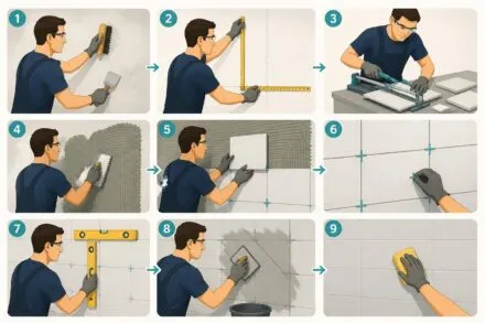 Poser du carrelage mural soi-même : guide étape par étape pour un résultat professionnel apprenez à poser du carrelage mural vous-même grâce à notre guide étape par étape. obtenez un résultat professionnel facilement et transformez vos murs avec style.