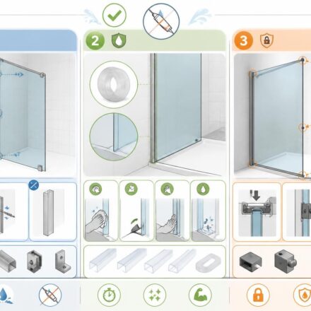 découvrez comment poser un pare-douche sans utiliser de silicone grâce à des solutions et fixations fiables et durables pour une installation propre et efficace.