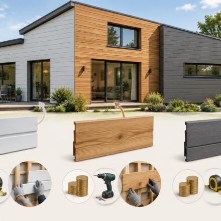 Bardage PVC : prix au m², pose et comparatif avec le bardage bois ou composite découvrez le prix du bardage pvc au m², les étapes de pose et ses avantages. comparez-le au bardage bois ou composite pour choisir le meilleur revêtement.