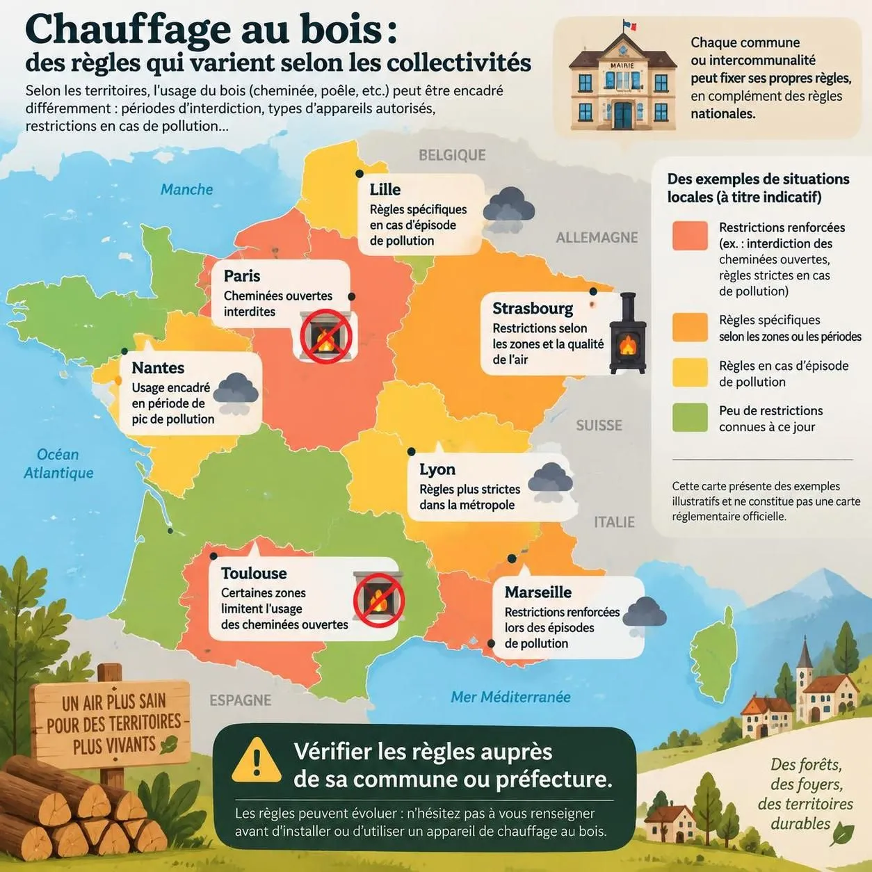 chauffage au bois : une interdiction générale en 2027 ? découvrez les règles réellement prévues et ce qui changera selon votre ville.