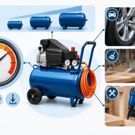 Compresseur d’air pour particulier : volume réservoir, pression et usages principaux choisissez un compresseur d’air adapté à vos besoins : comparez le volume du réservoir, la pression et les usages pour vos travaux à la maison.