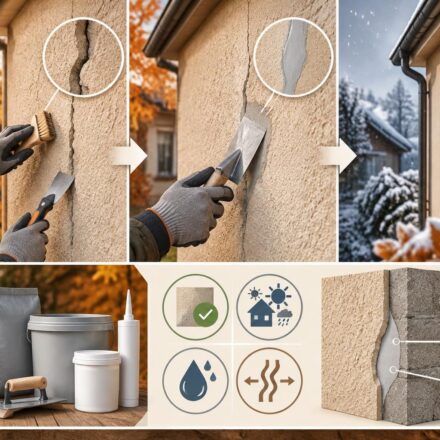 découvrez comment réparer un crépi extérieur fissuré avant l’hiver et choisir le produit adapté pour protéger durablement votre façade.