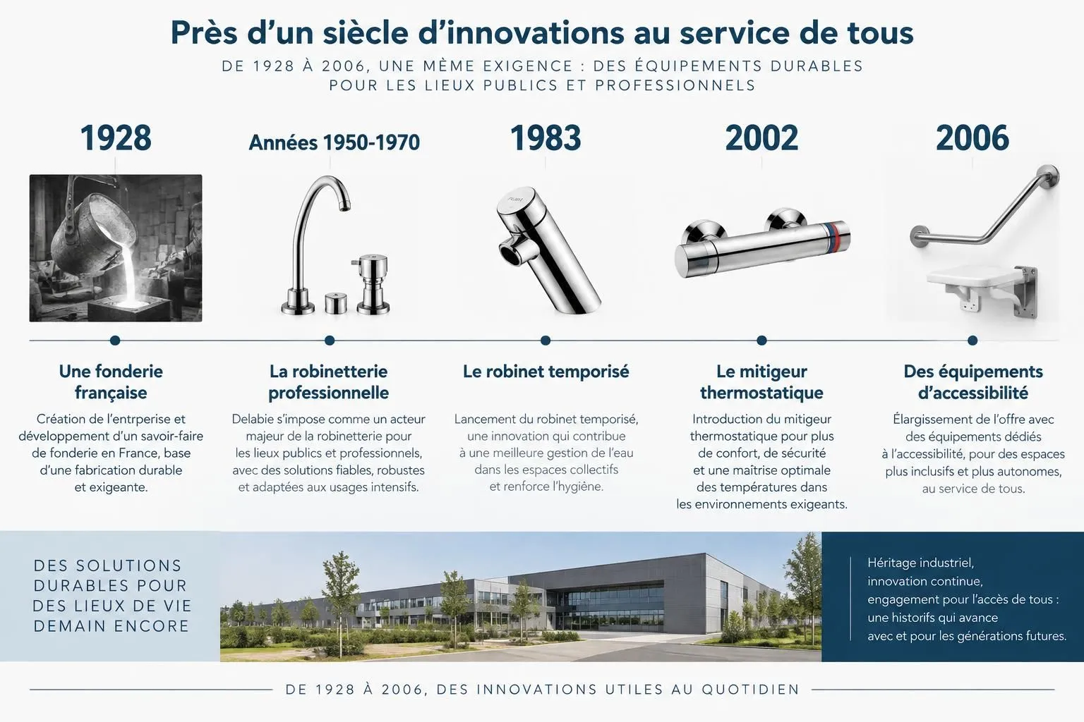 découvrez notre avis sur delabie, marque haut de gamme de robinetterie professionnelle : qualité, design, durabilité et solutions pour les espaces collectifs.