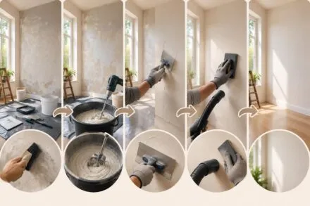 découvrez comment appliquer un enduit de lissage sur un mur intérieur, étape par étape, pour obtenir une surface parfaitement lisse et prête à peindre.