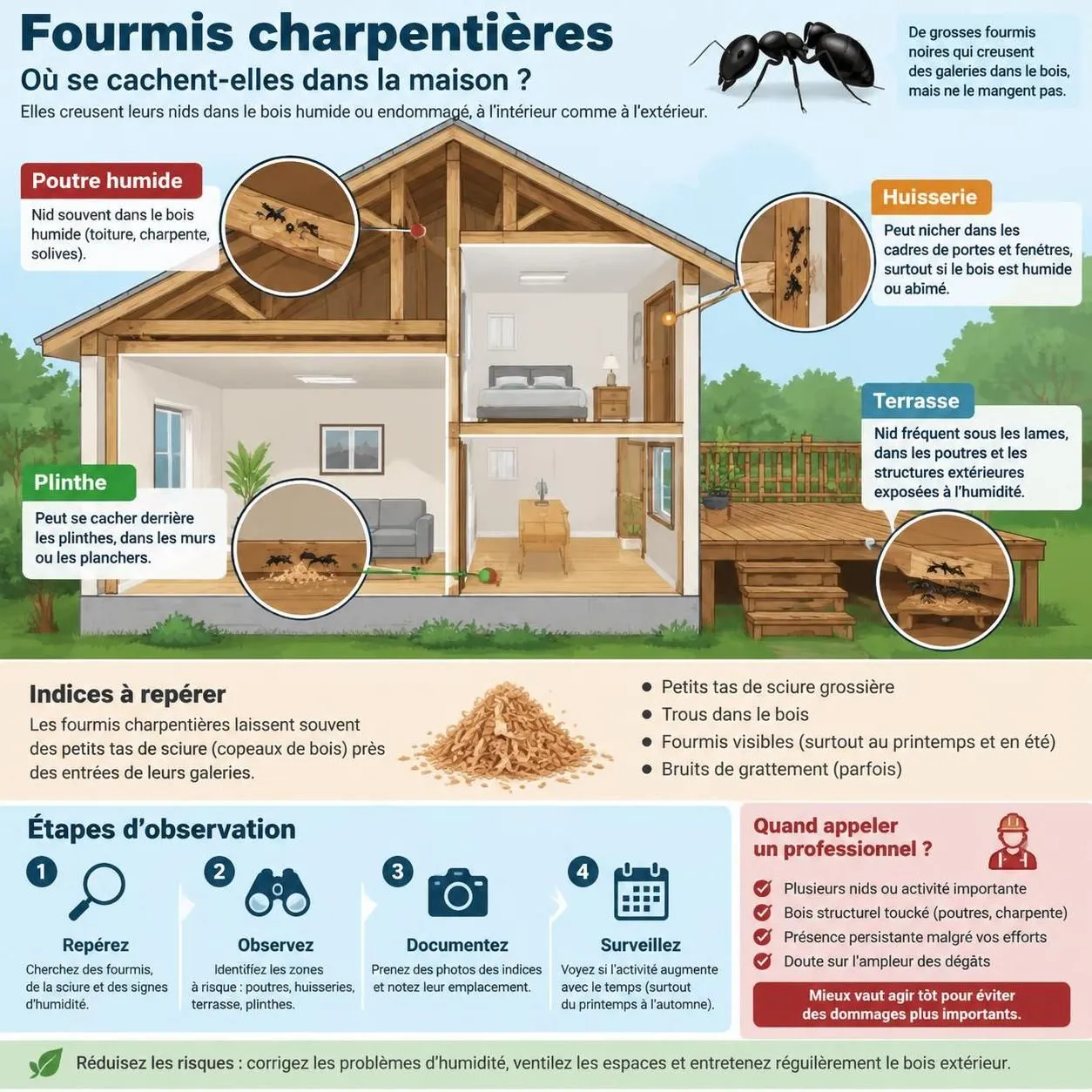 fourmis dans la maison : identifiez l’espèce et découvrez les méthodes vraiment efficaces pour les éloigner durablement.