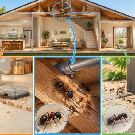 découvrez comment éliminer les fourmis dans la maison avec des méthodes efficaces adaptées à chaque espèce, et éviter leur retour.