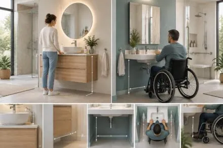 Hauteur de vasque en salle de bain : normes PMR, dimensions standard et comment choisir découvrez la hauteur idéale d’une vasque de salle de bain : normes pmr, dimensions standard et conseils pour choisir un modèle adapté à vos besoins.