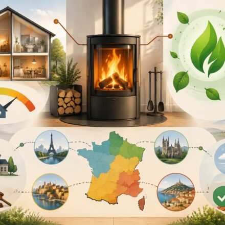choisissez votre poêle à bois en 2026 : puissance adaptée, label flamme verte et réglementation à vérifier selon votre ville.