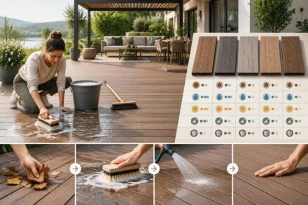 Terrasse en bois composite : entretien annuel et comparatif des meilleures marques découvrez les gestes essentiels pour entretenir votre terrasse en bois composite et comparez les meilleures marques pour choisir des lames durables et faciles à vivre.