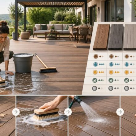 Terrasse en bois composite : entretien annuel et comparatif des meilleures marques découvrez les gestes essentiels pour entretenir votre terrasse en bois composite et comparez les meilleures marques pour choisir des lames durables et faciles à vivre.